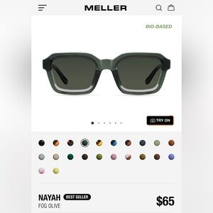Meller Nayah Fog Olive Sunglasses